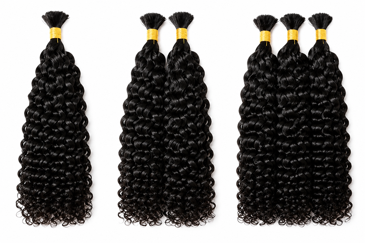 Boho Curly Bulk Hair