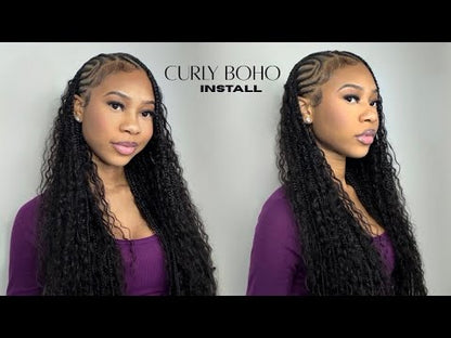 Boho Curly Bulk Hair